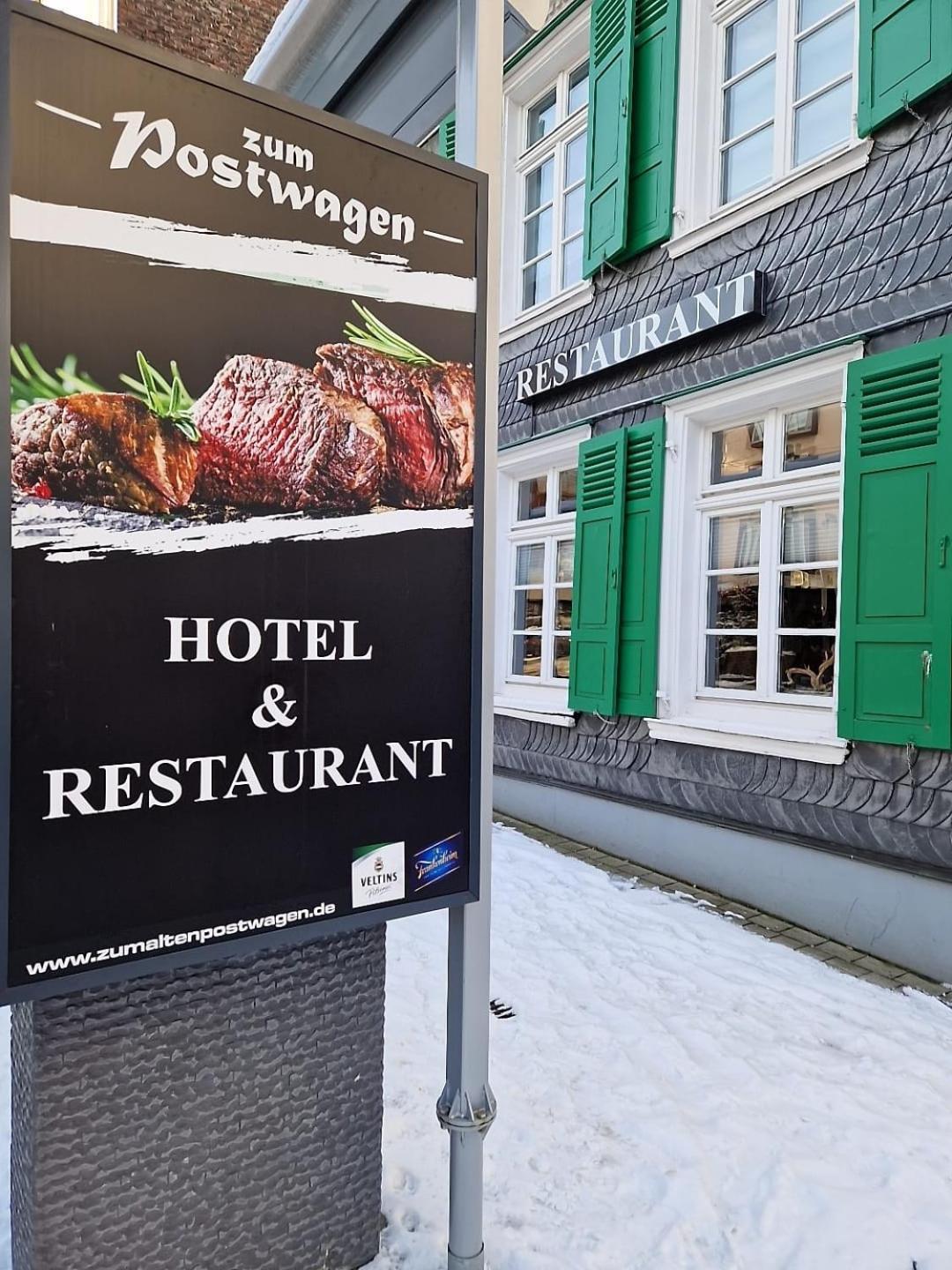 Hotel Zum Postwagen ゲーベルスベルク エクステリア 写真